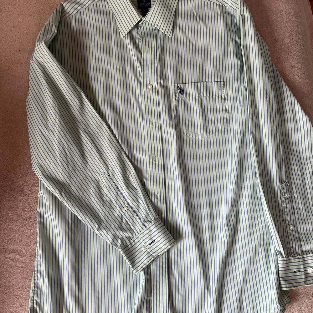 U.S. Polo Assn. Long Sleeve Striped Button-Down Shirt
